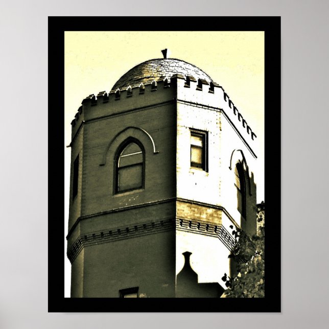Sepia Tower Poster (Front)