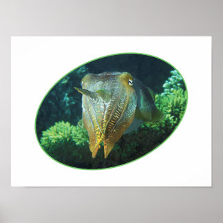 Sepia Up Close! - Oval Photographic Design |  Poster