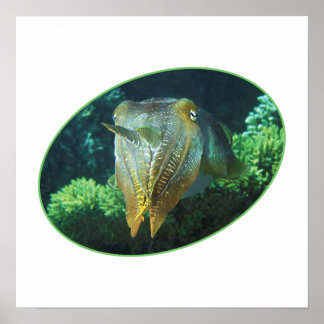 Sepia Up Close! - Oval Photographic Design |  Poster