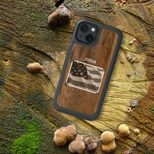 Sepia US Flag iPhone 13 Case