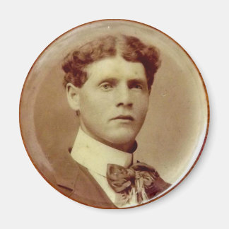 sepia Victorian handsome guy Magnet