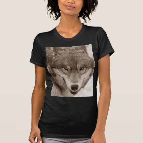 Sepia Wolf T_Shirt