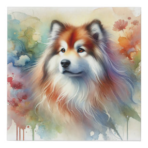 Seppala Siberian 251024AREF145 - Watercolor Faux Canvas Print