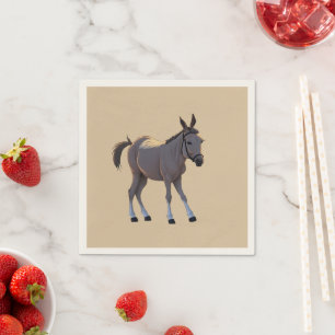 Seppel, little stubborn donkey -  napkins