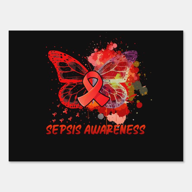 Sepsis Awareness Butterfly Sign (Front)