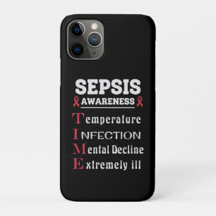Sepsis Awareness T.I.M.E. Guide iPhone 11 Pro Case