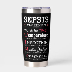 Sepsis Awareness Watch for TIME Guide Insulated Tumbler