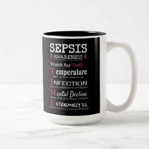 Sepsis Awareness Watch for TIME Guide Two-Tone Coffee Mug