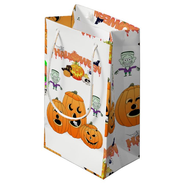 sept, 1 kids birthday small gift bag (Front Angled)