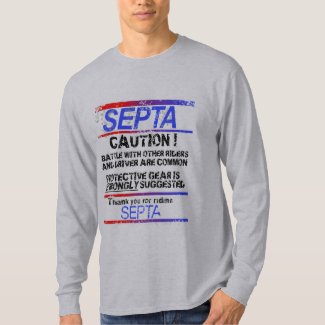 SEPTA Battle Warning! T-Shirt