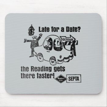 Septa Reading Lines Service  Mouse Pad by stanrail at Zazzle