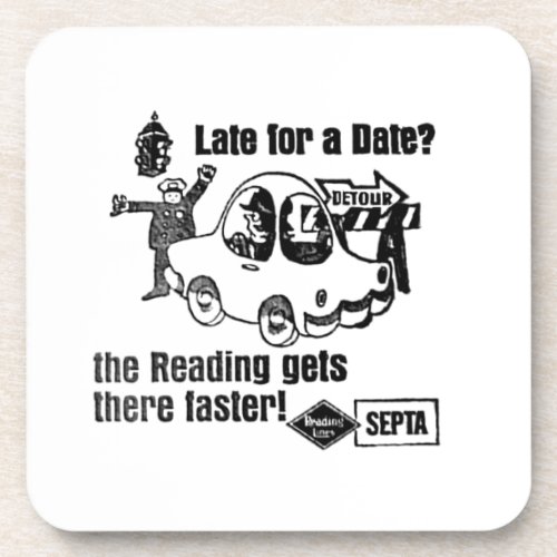 Septa Reading Lines Service   Trivet Beverage Coaster