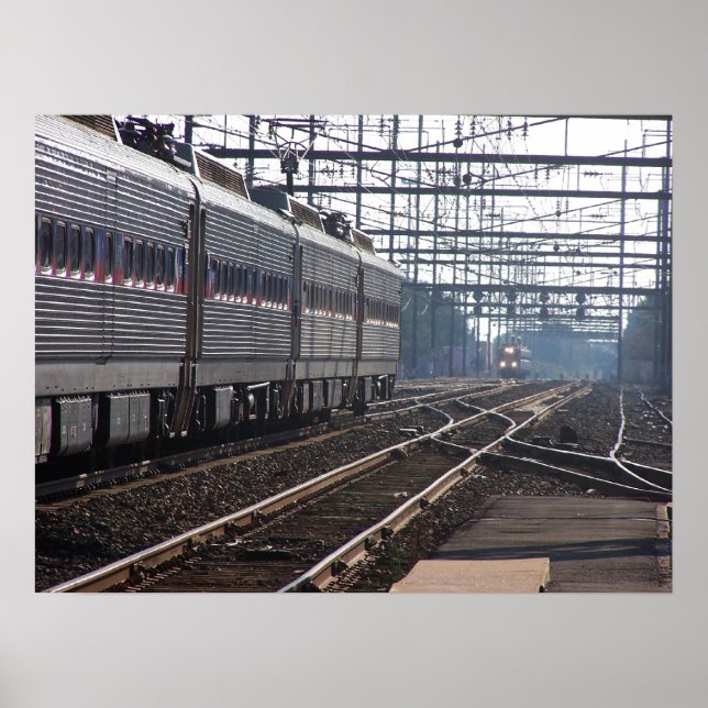 Septa Regional Rail Trains Late Day Meet Poster (Front)