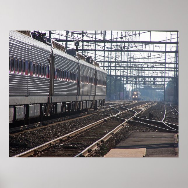 Septa Regional Rail Trains Late Day Meet Poster (Front)