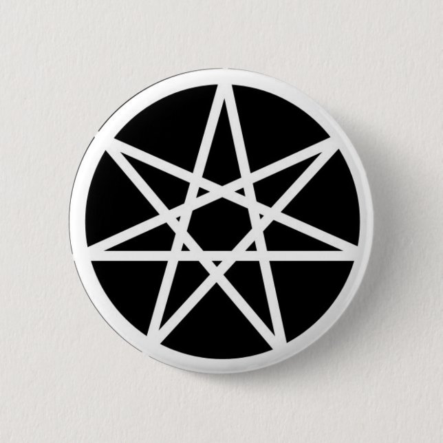Septagram Pinback Button (Front)