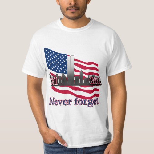 September 11 10 Year Anniversary Tshirt