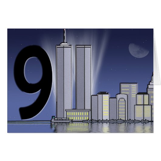 September 11, 2001 cards (Front Horizontal)