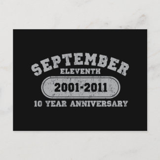 September 11 - 2011 Anniversary Postcard
