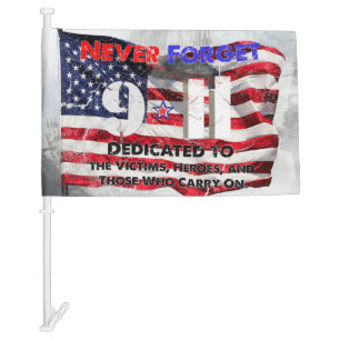 September 11 Anniversary Car Flag