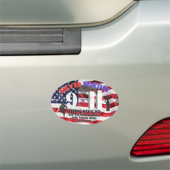 September 11 Anniversary Car Magnet (In Situ)