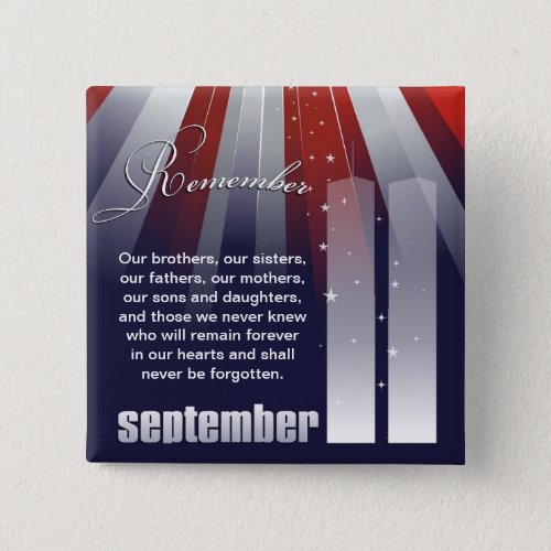September 11 _ Patriotic Remembrance Pin