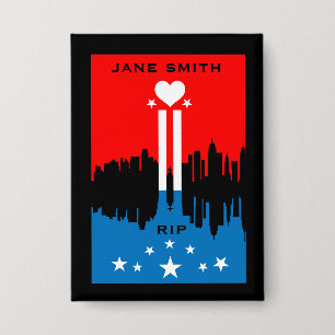 September 11 Remembrance Day Button