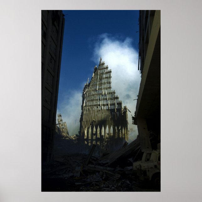 September 11th 2001 World Trade Center Remains Poster (Front)