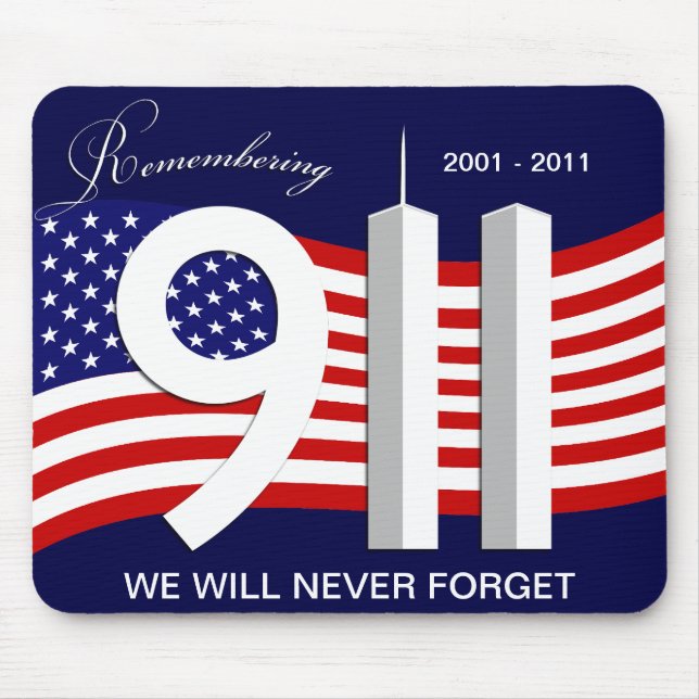 September 11th - 9/11 10th Anniversary Mousepad (Front)