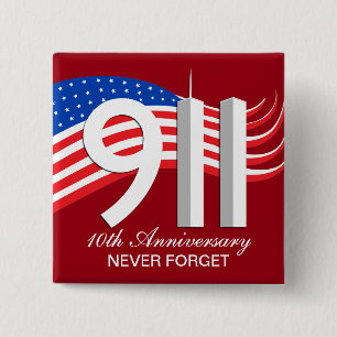September 11th - 9/11 10th Anniversary WTC Pins