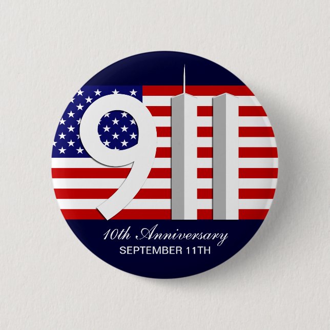September 11th - 9/11 10th Anniversary WTC Pins (Front)