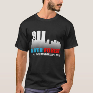 September 11th - Never Forget - WTC Skyline Shirt