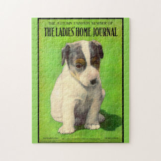 September 1906 Ladies Home Journal cover puppy Jigsaw Puzzle