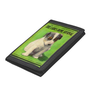 September 1906 Ladies Home Journal cover puppy Tri-fold Wallet