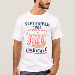 September 1956 Funny 65Th Birthday Gift Were Born T-Shirt