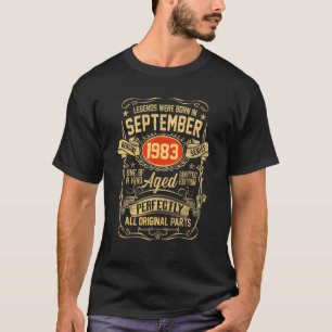 September 1983 39th Birthday  39 Year Old Men Wome T-Shirt