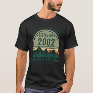 September 2002 20th Bday 20 Years Old T-Shirt