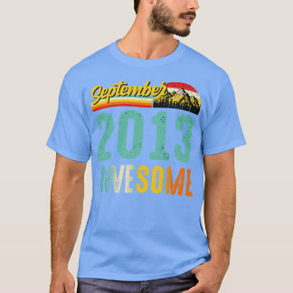 September 2013 Birthday Gift Shirt Vintage Septemb