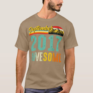 September 2017 Birthday Gift Shirt Vintage Septemb