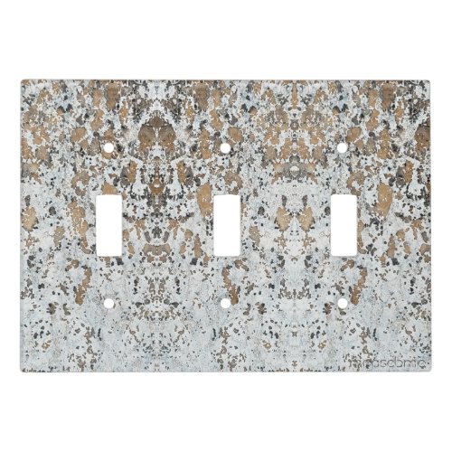 September 2023 Brown Specked Stone  Light Switch Cover