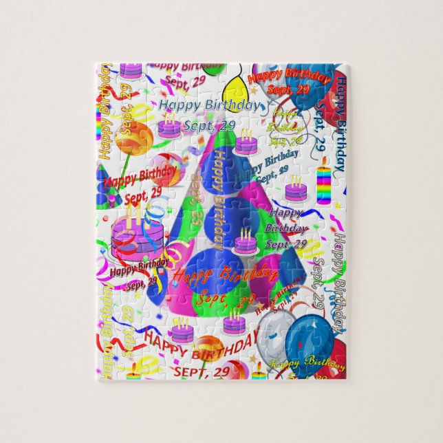 September, 29 Birthday Jigsaw Puzzle (Vertical)