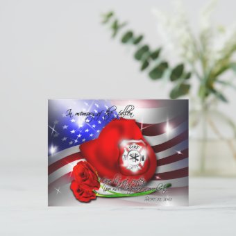 September 9/11 memorial Postcard | Zazzle