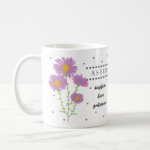 September Birth Flower Mug with Flower Meanings
