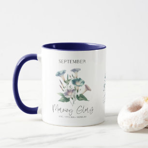 September Birth Month Flower Morning Glory Gift Mug