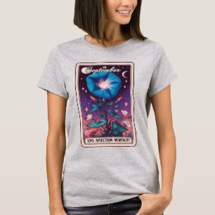 September Birth Month Flower Morning Glory T-Shirt