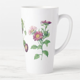 September Birth Month Vintage Flowers Latte Mug