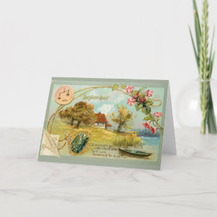September Birthday Card