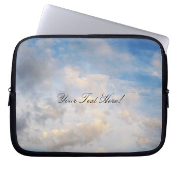 September Clouds Electronics Bag by profilesincolor at Zazzle
