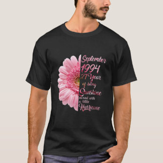 September Girl 1994 T 27 Years Old 27Th Birthday T-Shirt