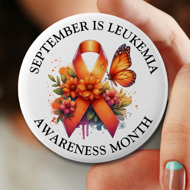 September is Leukemia Awareness Month Button (Creator Uploaded)