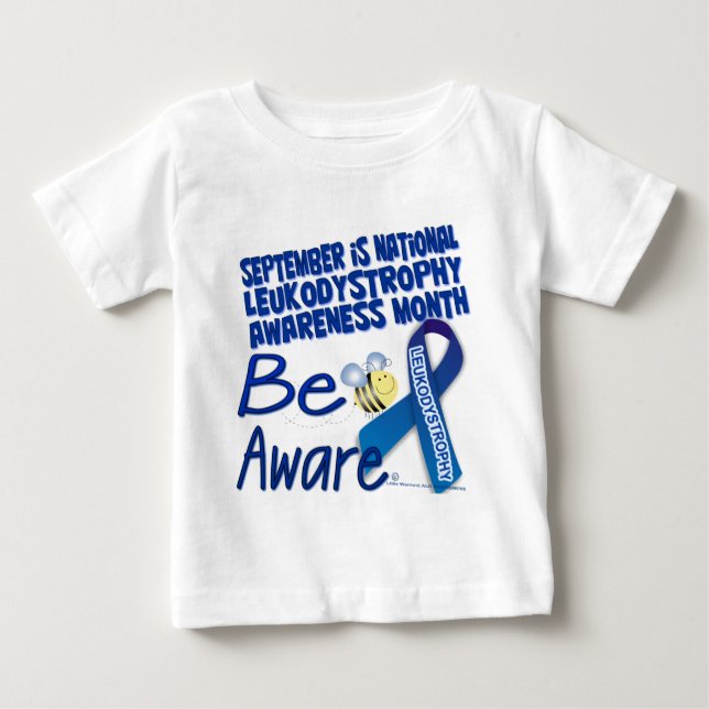 SEPTEMBER IS LEUKODYSTROPHY AWARENESS MONTH BABY T-Shirt (Front)